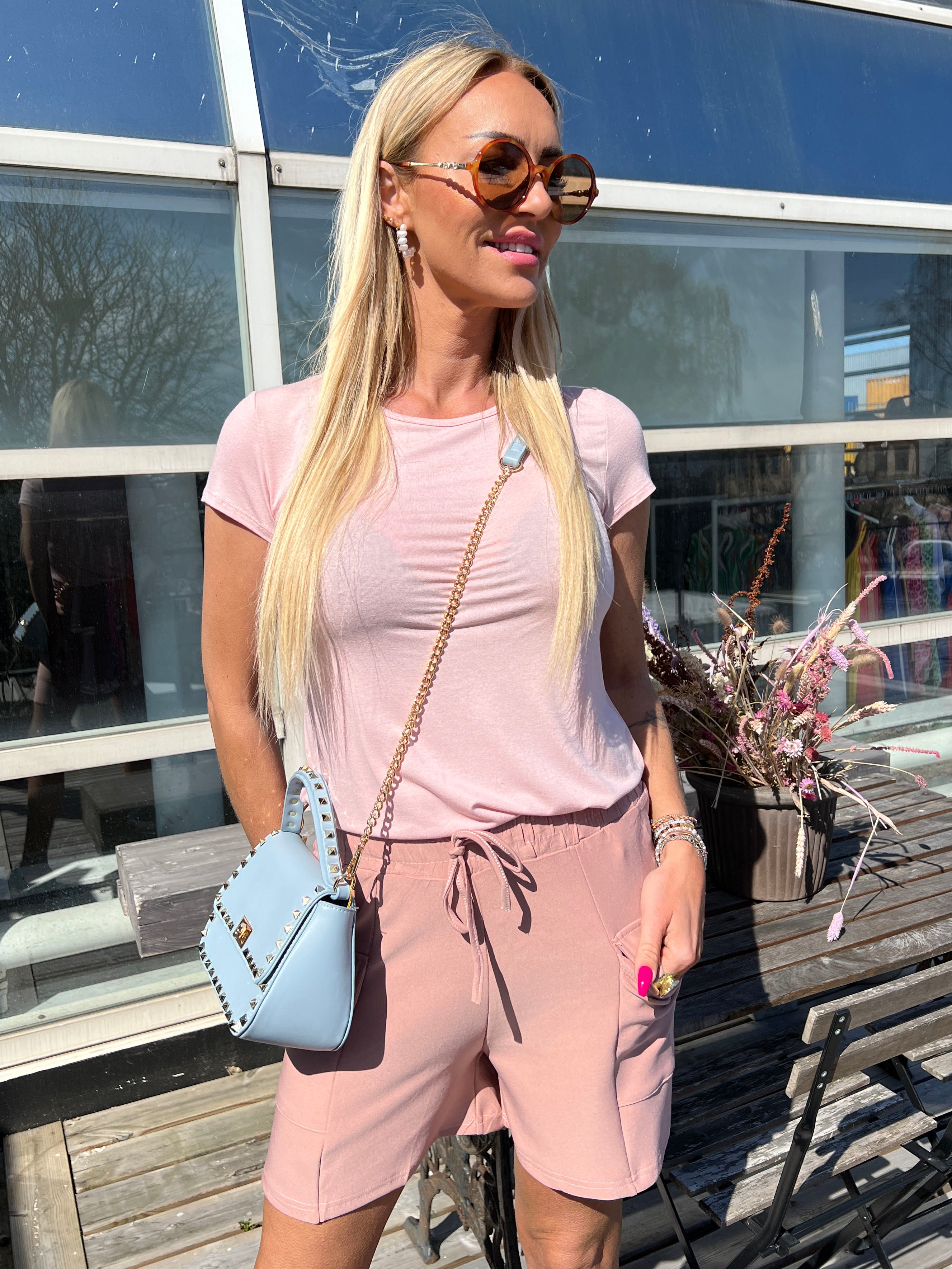 Zelma - Shorts med lommer